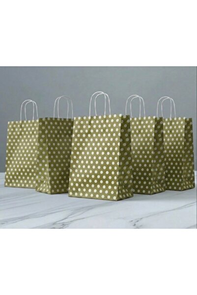 aybaş kağıtçılık 1.Kalite 18x24 Cm ( 25 Adet ) Gold Renk Beyaz Benekli Kraft ...