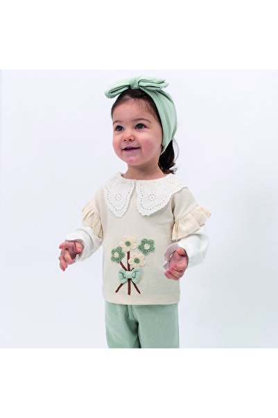 pony baby 'pony ile özel hisset' Suzi̇ne Çi̇çek Yakişli Fi̇sto Collar 3-Piece...