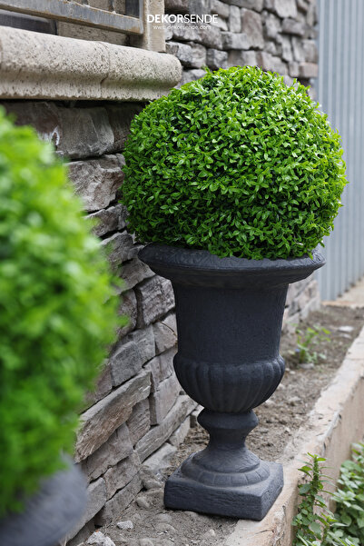 Dekorsende Grama artificială de ceai de dimensiuni mari, bile de iarbă 40 cm