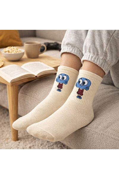 İpeksi Gumball and Darwin Seamless Organic Combed Cotton Socks