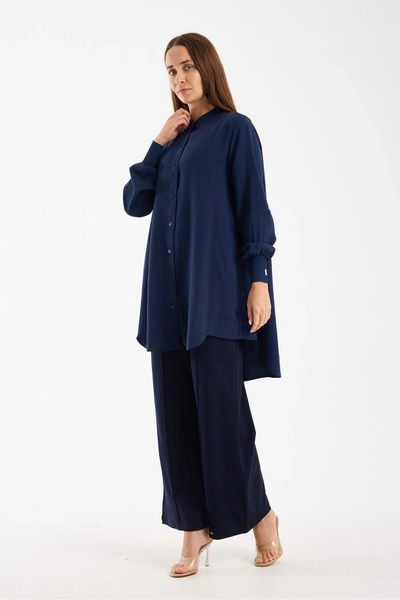 Invee قميص إلسا باللون الأزرق الداكن 7221