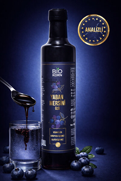 Biokorn Yaban Mersini Özü 700g - Analizli Soğuk Sıkım Şekersiz: Kadifemsi Kıv...