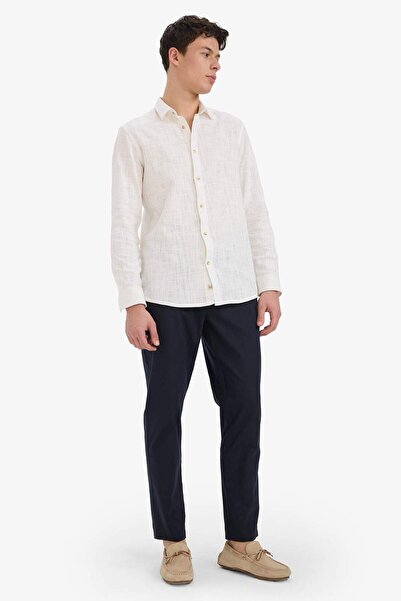 DeFacto %100 Pamuk Yazlık Jogger Pantolon Dar Paça Beli Bağcıklı Lastikli Cep...