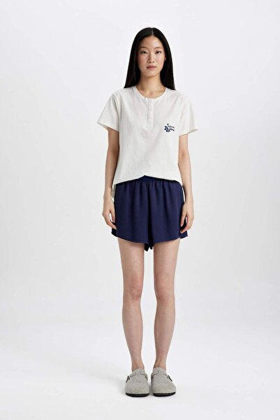 DeFacto Pijamale țesute cu croiala normală Six-Fall in Love B8688AX24SM