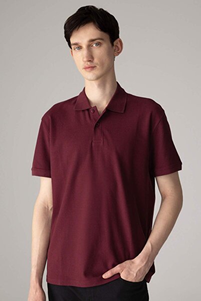 DeFacto %100 Pamuk Regular Fit Polo Yaka Kısa Kollu Basic Düz Pike Kumaş Tişö...