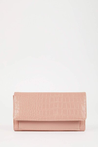 DeFacto Γυναικείο Crocodile Με σχέδιο Τεχνητό δέρμα Πορτοφόλι C9394AXNS
