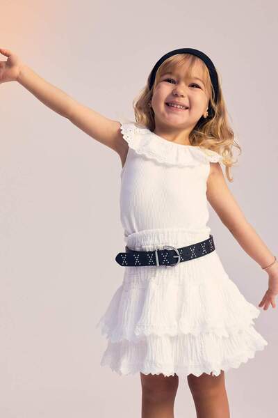 DeFacto Lace Collar Undershirt Baby Girl C4010A524Sm