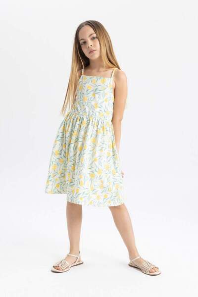 DeFacto Regular Fit Combed Cotton Dress B4473A824SM