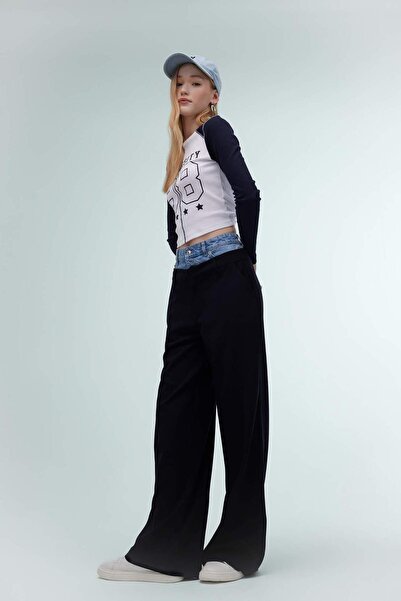 DeFacto Wide Leg Geniş Paça Yüksek Bel Palazzo Pantolon C2624AX24SP