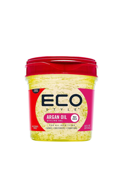 DECOSTYLE Gel de styling fixare puternica si hidratare EcoStyle Argan Oil 473ml