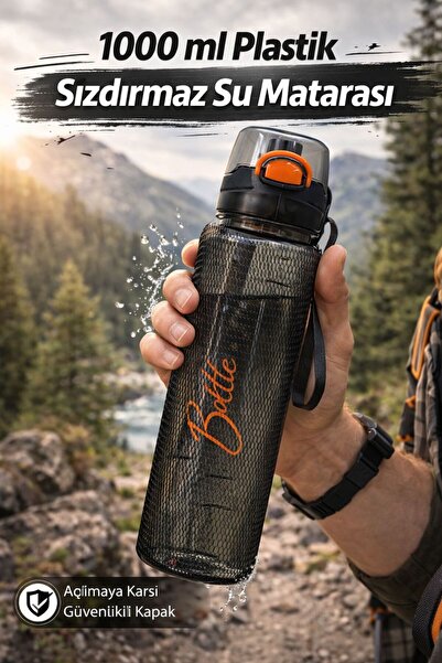 genel tr 1 Liter - Leak-Proof Sippy Water Bottle for School, Workplace, Gym, ...