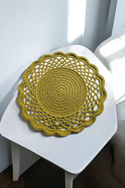 Örgü Sanatı DilekÇak El Örgüsü Polyester Soft Makrome Supla, Dekoratif Supla,...