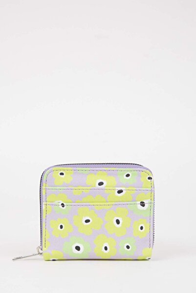 DeFacto Γυναικεία Floral Με σχέδιο Τεχνητό δέρμα Πορτοφόλι C0875AXNS