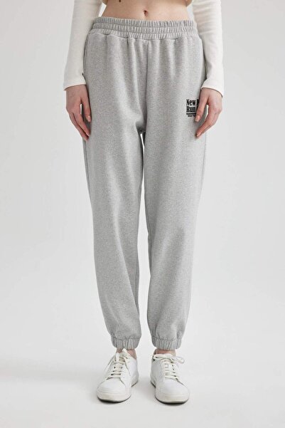 DeFacto بنطلون رياضي Coool بنطال جوغر بخصر عادي وأرجل مطاطية X5391AZ24SP