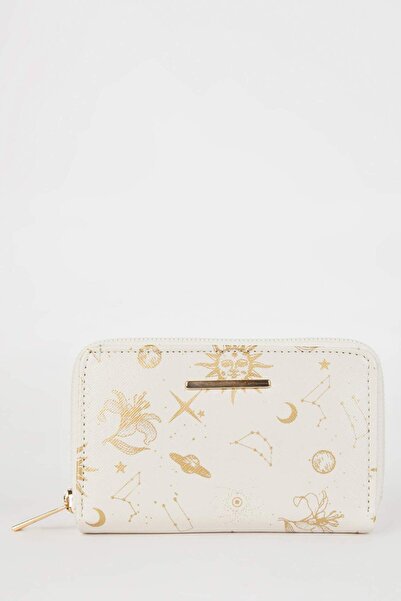 DeFacto Γυναικεία τσάντα νομισμάτων με στάμπα από συνθετικό δέρμα B3775axns