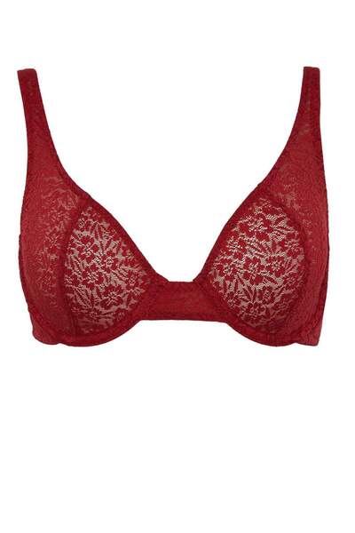 DeFacto Fall in Love Lace Covered No Pad Underwire Bra A8419Ax23Wn