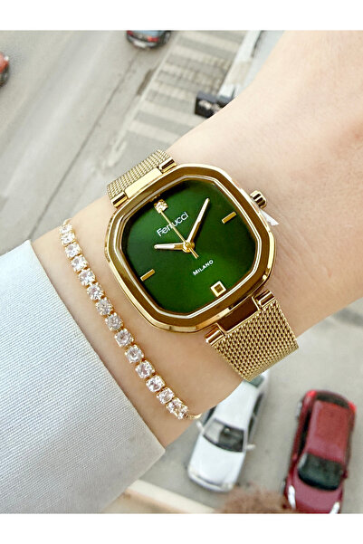 Ferrucci 2 Yıl Garantili Kadın Kol Saati Ve Bileklik