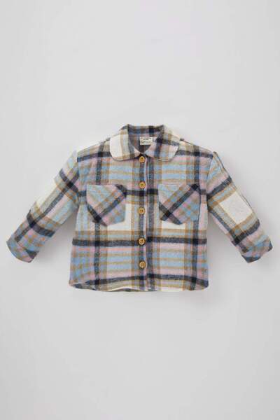 DeFacto Baby Girl Flannel Long Sleeve Shirt A8815A523Wn