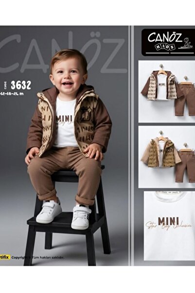 Elit Butik Boy's Vest Set Pants Suit