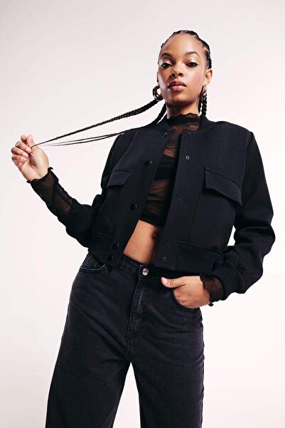 DeFacto B3469ax23au نموذج معطف سترة تناسب العادية