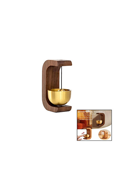 Genel Markalar Mıknatıslı Deprem Zili - Metal Dekoratif Kapı - Dolap Zili (5343)