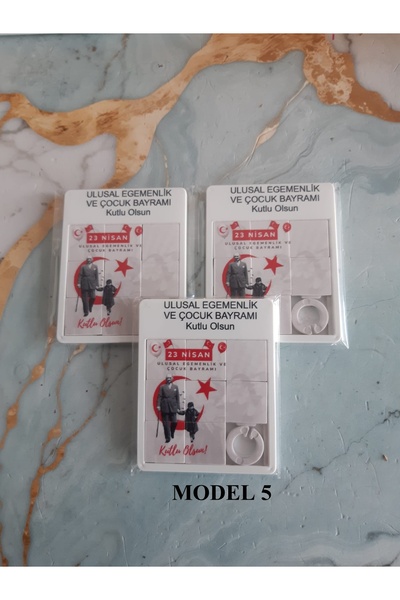 Mira Baskı 30 ADET 23 NİSAN TEMALI KAYDIRMALI PUZZLE