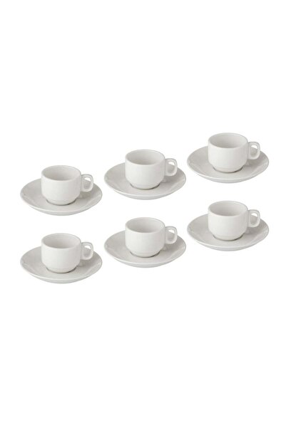 cc bin shihon Turkish coffee cup and saucer set, fine creamy white porcelain,...