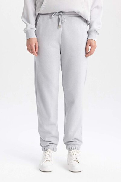 DeFacto بنطال رياضي سميك للركض مع جيب برباط مطاطي عند الخصر V2700AZ23WN