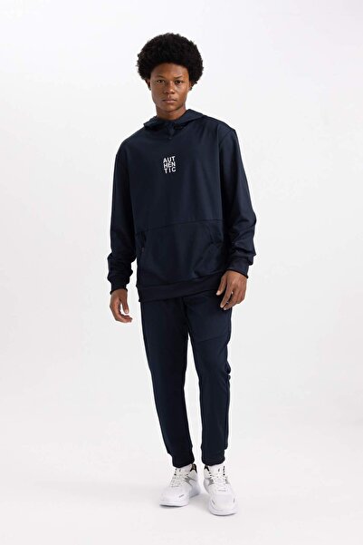 DeFacto Fit Sportsman - Jogger Sweatpants, Slim Fit, Waist Lace-Up, Elastic L...