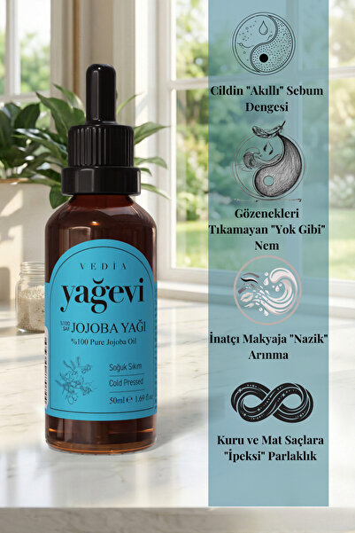 Yağevi Jojoba Yağı 50ml %100 Saf - Soğuk Sıkım