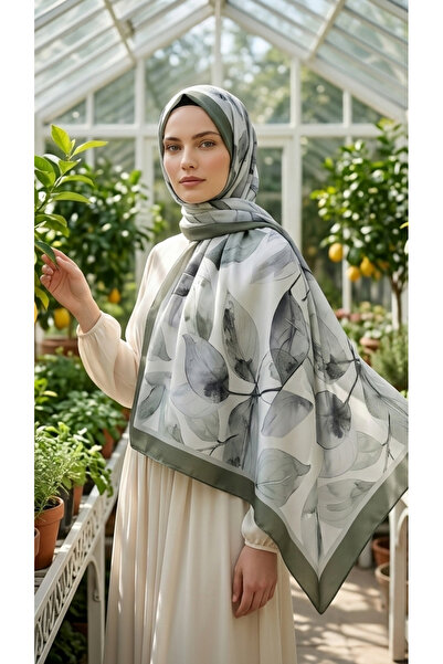 Nûda - Tarzın Değil , Tavrın Zarafeti Mira Silk Retro Patterned Cotton Shawl ...