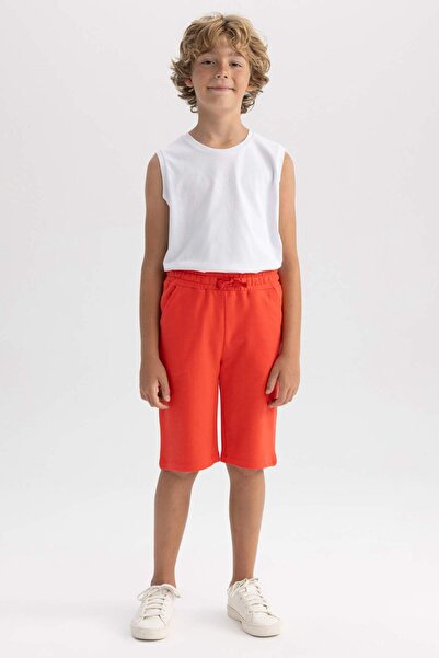 DeFacto Boy's Regular Fit Sweatshirt Shorts