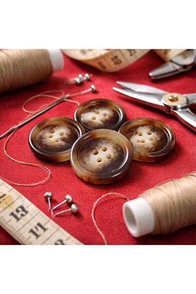 beyna aksesuar Trench Coat Jacket Coat and Cardigan Button 2.5 cm Stick 1 Pac...