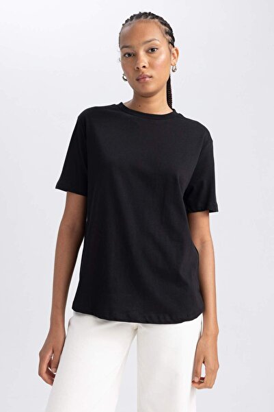 DeFacto Tričko s krátkým rukávem Regular Fit B0642AXNS