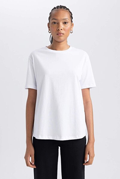 DeFacto Κοντομάνικο μπλουζάκι κανονικής εφαρμογής B0642AXNS