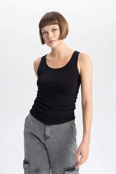 DeFacto Στενή εφαρμογή Αθλητικό Μπλουζάκι B0652AXNS