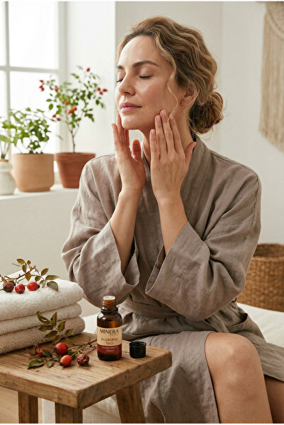 MİNERA VİTAL Kuşburnu Yağı 20 ml (Rosehip Oil) Damlalıklı Cam Şişe