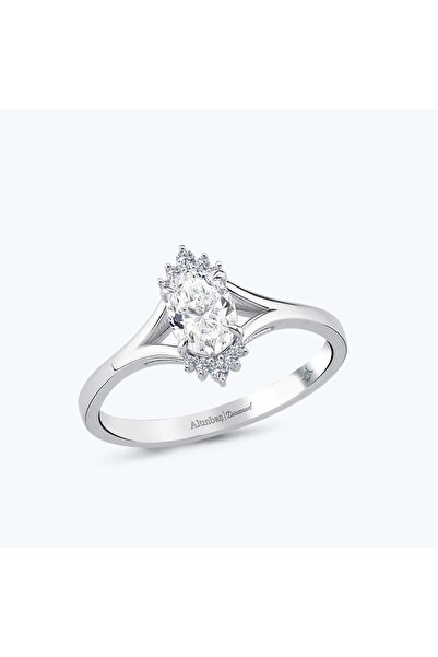 Altınbaş Pırlanta Oval Tektaş Yüzük