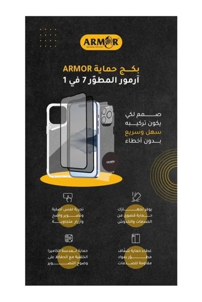 ARMORR 7-in-1 Complete Protection Package for Apple iPhone 17 Pro