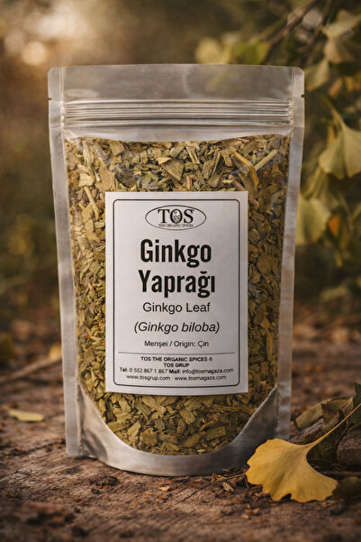 TOS The Organic Spices Ginkgo Biloba Otu / Yaprağı 100 gr (1. KALİTE) Ginkgo ...