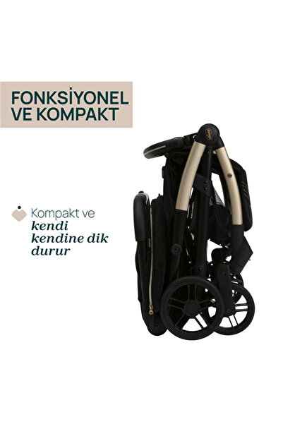 Chicco Goody Xplus Bebek Arabası - Black Relux