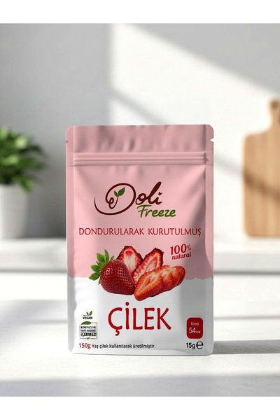 Doli Freeze Freeze Dried Dondurularak Kurutulmuş Çilek 15 Gram