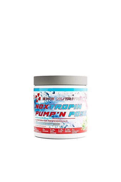 Swiss Nutrition Noxtropin Pump'N Pose Preworkout Yeşil Elma 255 gr 15 Servis ...