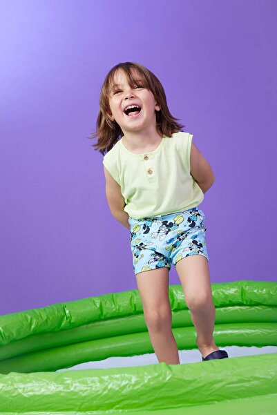 DeFacto شورت ديزني ميكي آند ميني للأولاد الصغار Z9657A223SM