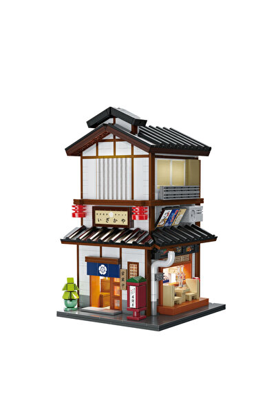 Choice C66019 بدون صندوق، كادا، مدينة يابانية، منظر شارع، نمط ياكيتوري، مبنى ...