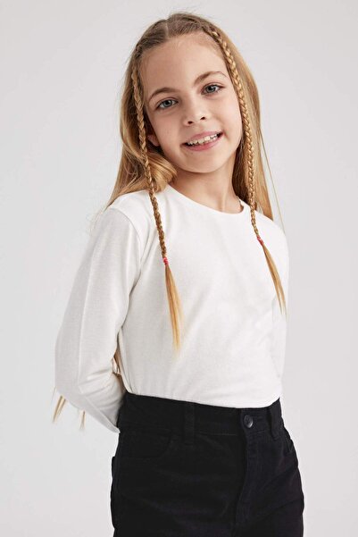 DeFacto Tricou cu mânecă lungă pentru fete Z4192A623SP