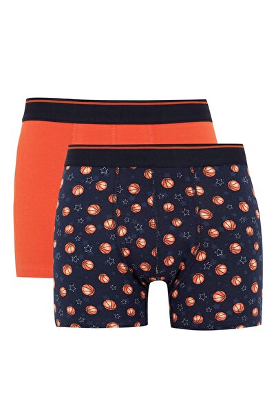 DeFacto Regular Fit Top Baskılı 2'li Boxer Z6145azns