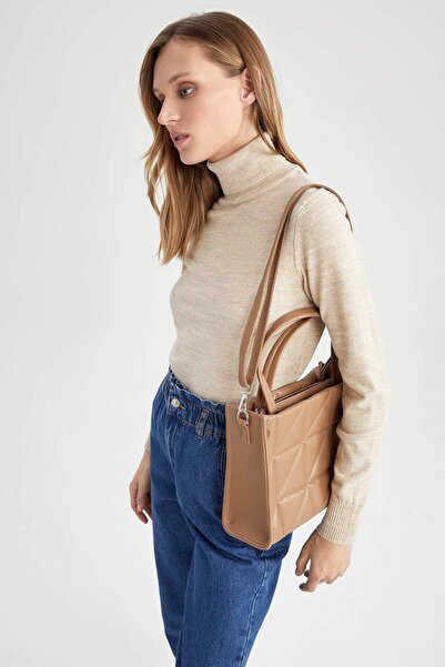 DeFacto Women's Faux Leather Handbag Z8097Azns