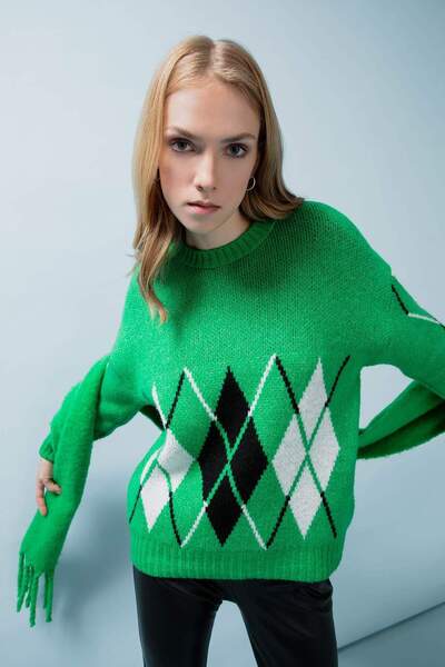 DeFacto Oversized Crew Neck Sweater Y0493Az22Wn