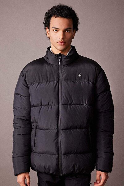 DeFacto Su İtici Rüzgar Geçirmez DeFactoFit Oversize Fit Dik Yaka Mont Y7376A...
